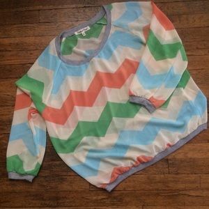 CHEVRON BLOUSE